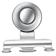 thumbnail image 2 of Double Slot Razor Holder, Stainless Steel Suction Cup Hook for Bathroom Wall, Shower Storage, Towels and Shaving Accessories, 1 Pack, 2 of 5