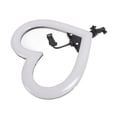 thumbnail image 1 of Heart Shaped LED Fill Light, Adjustable Brightness & Color, Multi Angle Rotation RGB Colorful  Light for Beauty Photography, USB Charging, 1 of 8