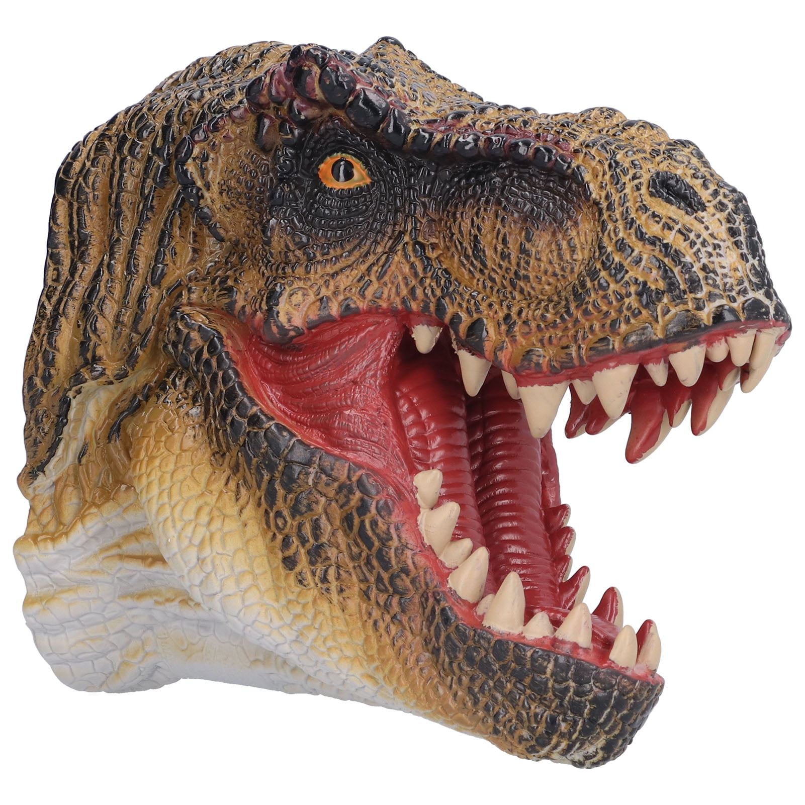Noref Dinosaur Puppet Rubber Portable Nontoxic Durable Wearable Hand Painted Craft Dinosaur Hand Puppet,Tyrannosaurus Hand Puppet,Dinosaur Puppet Rubber