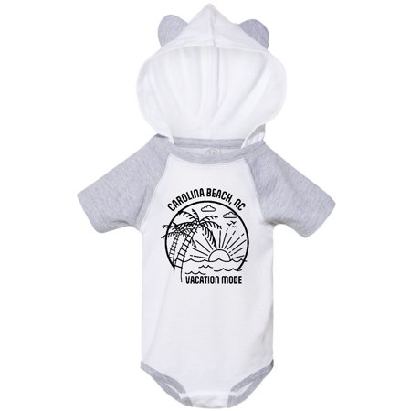 

Inktastic Summer Vacation Mode Carolina Beach North Carolina Gift Baby Boy or Baby Girl Bodysuit