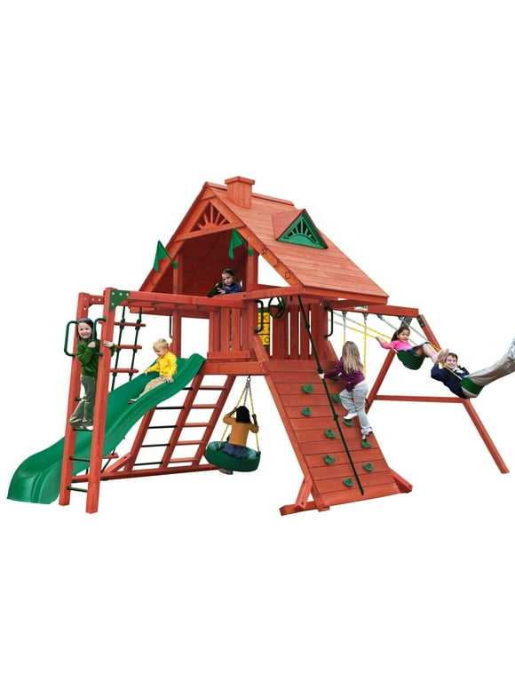Wooden Swing Sets in Swing Sets