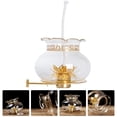 thumbnail image 2 of Shisuyan Kerosene Lamp Cover Clear Glass Adjustable Light 1Pcs 6in Bottom Diameter, 2 of 7