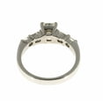 thumbnail image 4 of HeartsAndYou 2ct Cushion Cut Moissanite Engagement Ring for Women Five Stone Solitaire 18k White Gold over Silver, 4 of 8