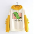 thumbnail image 2 of JINMGG 2026 Summer Womens Tops Womens Plus Size $5 Fashion Women Casual Print Long Sleeve Splice Dinosaur Sweatshirt Tops, 2 of 8
