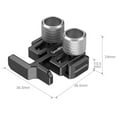 thumbnail image 2 of SmallRig HDMI and USB-C Cable Clamp for BMPCC 6K Pro Camera Cage, 2 of 7