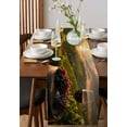 thumbnail image 2 of Hokiten Table Runners 36 Inches Long Dress Scarves, Country Farmhouse Kitchen/Dining Table Runner, Short Coffee Tablerunners, Grapes Casks Wine Farmhouse 13x36 Inch, 2 of 7