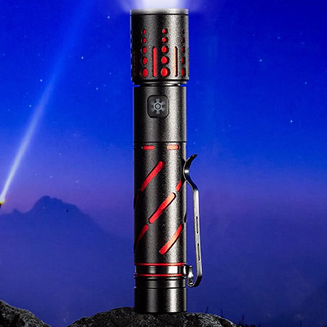 Potente linterna LED Lámpara impermeable para acampar al aire libre para la noche Senderismo Camping Hugtrwg Para estrenar