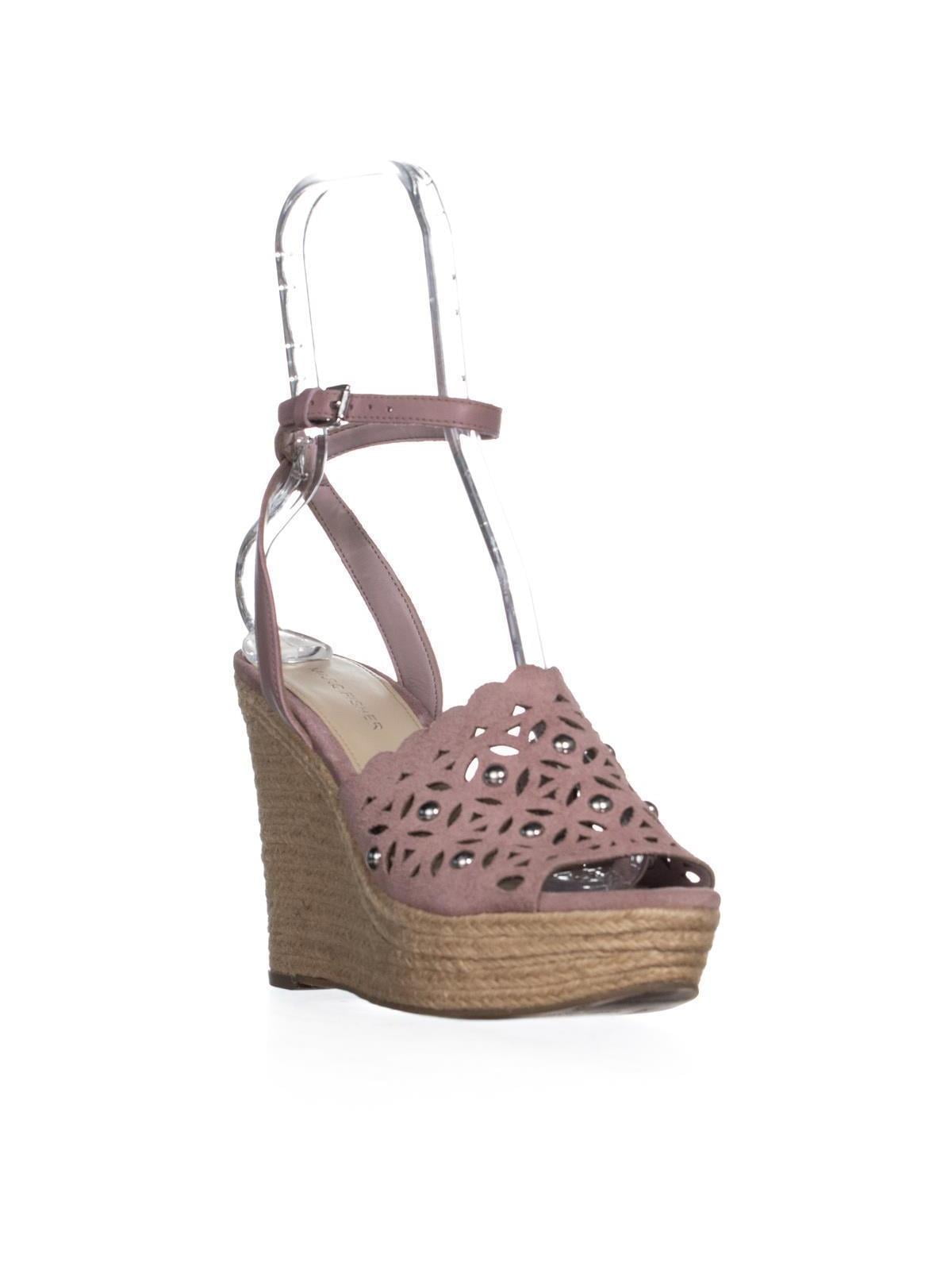 light pink wedge sandals