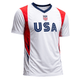 thumbnail image 6 of Icon Sports U.S. Soccer Gameday Jersey, 100% Polyester, White, YXS-XXL, 6 of 9