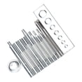 thumbnail image 1 of Sonew Snap Button Punch Base Set Stainless Leather Setting Tool Fo Hole Install Button, 1 of 8