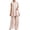 Beige, variant on Antinious Women Solid Crewneck Sleeveless Elastic Waist Wide Leg Sleep Full Length Pants Soft Pajama Set