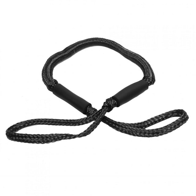 Boat Mooring Stretch Rope Shock Absorb Bungee Dock Line (Black)