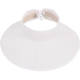 thumbnail image 1 of Sombrero de paja enrollable con ala ancha y visera solar para mujer con protección solar UPF 50+, 1 of 6