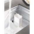 thumbnail image 6 of Hanging Kitchen Drying Rack for Counter & Dish Rack - Silverware Cutlery Drainer Organizer, Utensil Holder for Chopsticks, Spoons, Knives, Forks with Drainage Holes,B*2, 6 of 7