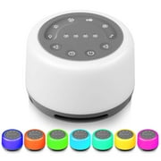 White Noise Machine,Noise Maker for Home Office Baby Travel with 6 Relax Soothe Nature Sounds