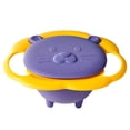 thumbnail image 1 of Ovzne Bowl Antioverflow For Children With Rotation 360 Lid Material Insurance Bowl Magical 360 Degree Rotation For Children On Clearance, 1 of 7