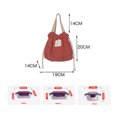 thumbnail image 1 of Paquete de almacenamiento Bento bolsa de PANA con cordón para aperitivos Wdftyju de desayuno funda de cena plegable lavable a máquina Tote para niños y estudiantes, 1 of 2
