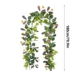 thumbnail image 4 of AYktou Eucalyptus Garland, 5.9Ft Artificial Ivy Garland Greenery Leaves Vines Hanging Decor, Faux Plants Table Decor Artificial Eucalyptus Garland Vine for Home Mantle Party Indoor/Outdoor Decor, 4 of 7