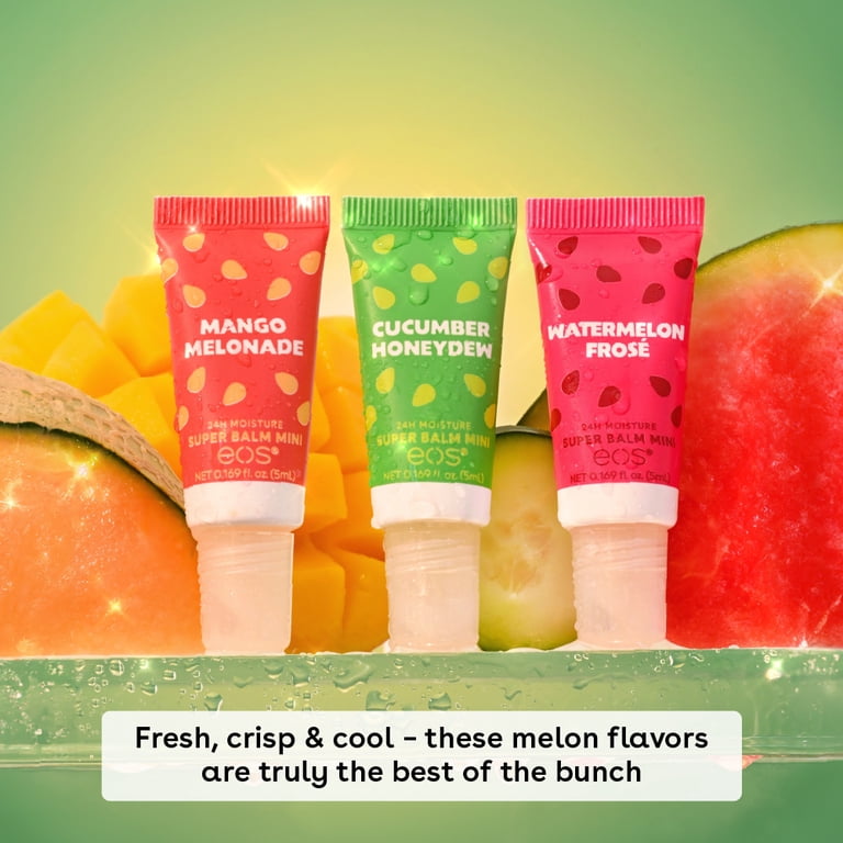 eos 24H Moisture Super Balm Minis, Melon Magic, 3-Pack photo 2