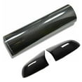 thumbnail image 2 of Black 5D Ultra Shiny Gloss Glossy Carbon Fiber Vinyl Wrap Sticker Decal US Stock, 2 of 12