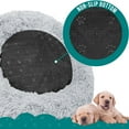 thumbnail image 5 of PetAmi Calming Dog Bed for Small & Medium Dogs and Cats, 30 Round Donut Dog Bed, Washable Fluffy Faux Fur Puppy & Cat Bed, Anti-Anxiety Plush Cuddler Pet Bed with Anti-Slip Bottom - Light Gray, 5 of 9