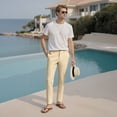 thumbnail image 5 of GINGTTO Men's Dress Pants Stretch Slim Fit Formal Chino Pants, 5 of 5
