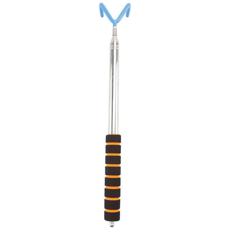 Mawalde Disc Golf Retriever Disc Golf Grabber 10 Feet Portable Telescoping Pole with Hook for Outdoor Flying Disc