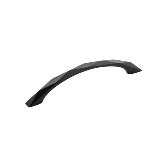 Belwith BWH077842 MB 128 mm Center-Center Style Cabinet Pull for Kitchen, Matte Black