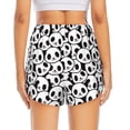 thumbnail image 4 of Goofa Cute Panda Printed Women 2 in 1 Running Shorts,Quick Dry Athletic Workout Shorts,High Waisted Athletic Shorts with Liner Pockets-XX-Large, 4 of 9
