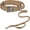 Brown, variant on Tactical Dog Collar, Adjustable Military Training Nylon Dog Collar with Control Handle and Heavy Metal Buckle for Medium and Large Dogs, with Patches and Airtags Case