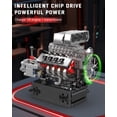 thumbnail image 2 of V8 Engine Model kit That Runs- Build Your Own STEM V8 Model Engine with Transmission, 8-Cylinder Car Engine kit Building Engineering Toys for Collections (855+PCS), 2 of 7
