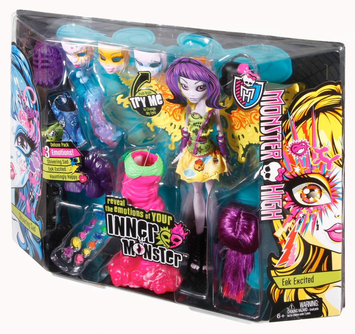 Emballage de luxe Monster High Inner Monster - Shivering Sad, Eek Excited, Hauntingly Happy