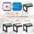 thumbnail image 3 of 16 in 1 Game Table for Adults, SHINPT 48" Multiple Games Table for Kids, Multi Board Game Combination with Foosball, Billiards, Ping Pong, Push Hockey, Combo Game Table Set for Backyard, Gameroom, 3 of 9