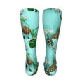 thumbnail image 6 of Naloa Tropical Pineapple High Stockings Women Thigh High Stockings Over Knee Long Stockings-One Size, 6 of 8