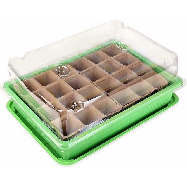 Greenhouse Propagation Set Propagation Pot 27 x 19 x 11 cm for 24 Propagation Pots Mini Greenhouse Propagation Set