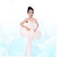 thumbnail image 6 of IBASETOY Toddler Tulle Skirt White 1 Set Dancing Costume for Little Girls in Spring, 6 of 8