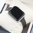 thumbnail image 4 of Adecuado para Apple 7 8 9 Generación Reloj Correa de metal Apple Watch Siete cuentas Cintura Pulsera de 14 mm, 4 of 5