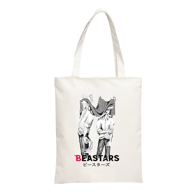 Bolsa de lona Beastars Anime 33x29cm algodón-poliéster