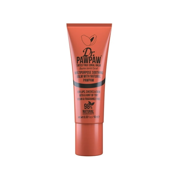 Bálsamo labial Dr. PAWPAW True Coral Multiusos 10 ml