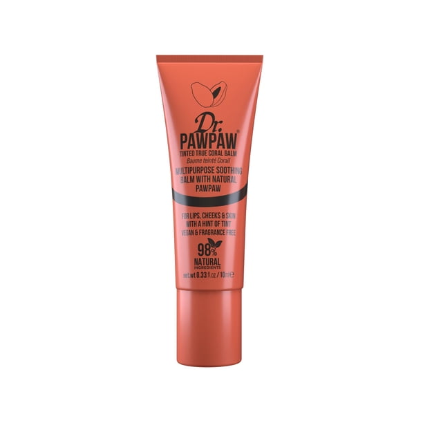 Bálsamo labial Dr. PAWPAW True Coral Multiusos 10 ml