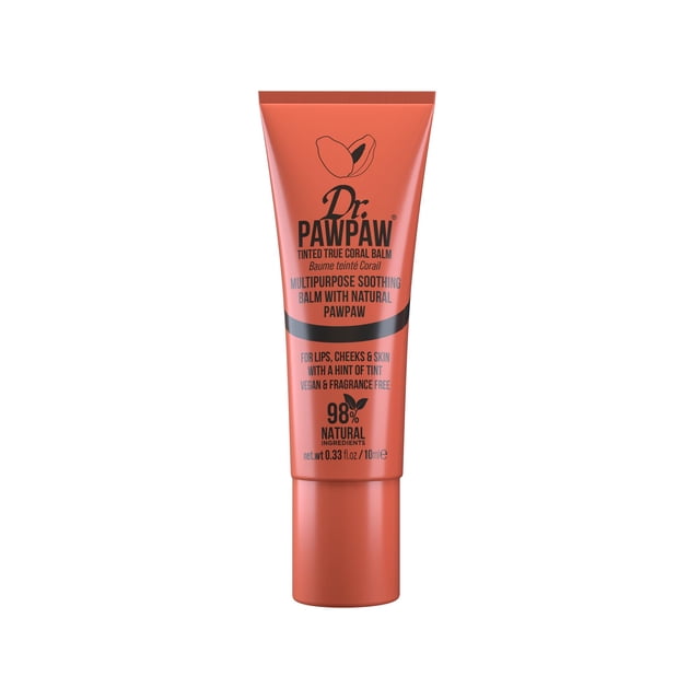 Bálsamo labial Dr. PAWPAW True Coral Multiusos 10 ml