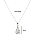 thumbnail image 2 of Collection Sterling Silver/Gold Over Sterling Silver Pressed Flower Pendant Necklace, 2 of 5