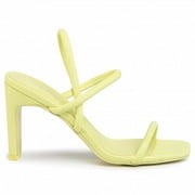 Aldo High Heel Karla Sandal, Lt. Green, Size US 6