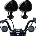 thumbnail image 1 of GoHawk AN4 All-in-One Built-in Amplifier 4" Waterproof Bluetooth Motorcycle Stereo Speakers Audio Amp System Harley ATV, 1 of 11