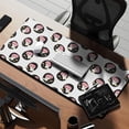 thumbnail image 2 of Long Mouse Pads for Desk,White Cow Oval Face Pattern Desk Mats on Top Of Desks, Desk Mouse Pad Extra Large with 3mm Non-Slip Base and Stitched Edge for Gaming,Office,Work,Home 35.4"x15.7", 2 of 6