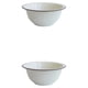 thumbnail image 1 of Yuarrent Cuenco de sopa esmaltado, recipiente de comida de estilo Retro Vintage, vajilla para barbacoa, antiguo para el hogar, restaurante, 20 centímetros 2Conjunto, 1 of 6