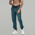 thumbnail image 2 of Men's Casual Pants Men's Track Joggers Pants Lightweight Jogging Workout Gym Active Sweatpants Navy 3XL, 2 of 4