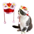 thumbnail image 2 of Milue Cat Lion Costume Hat Small Dogs Cats Plush EarFlap Cap Puppy Festival Headgear, 2 of 16
