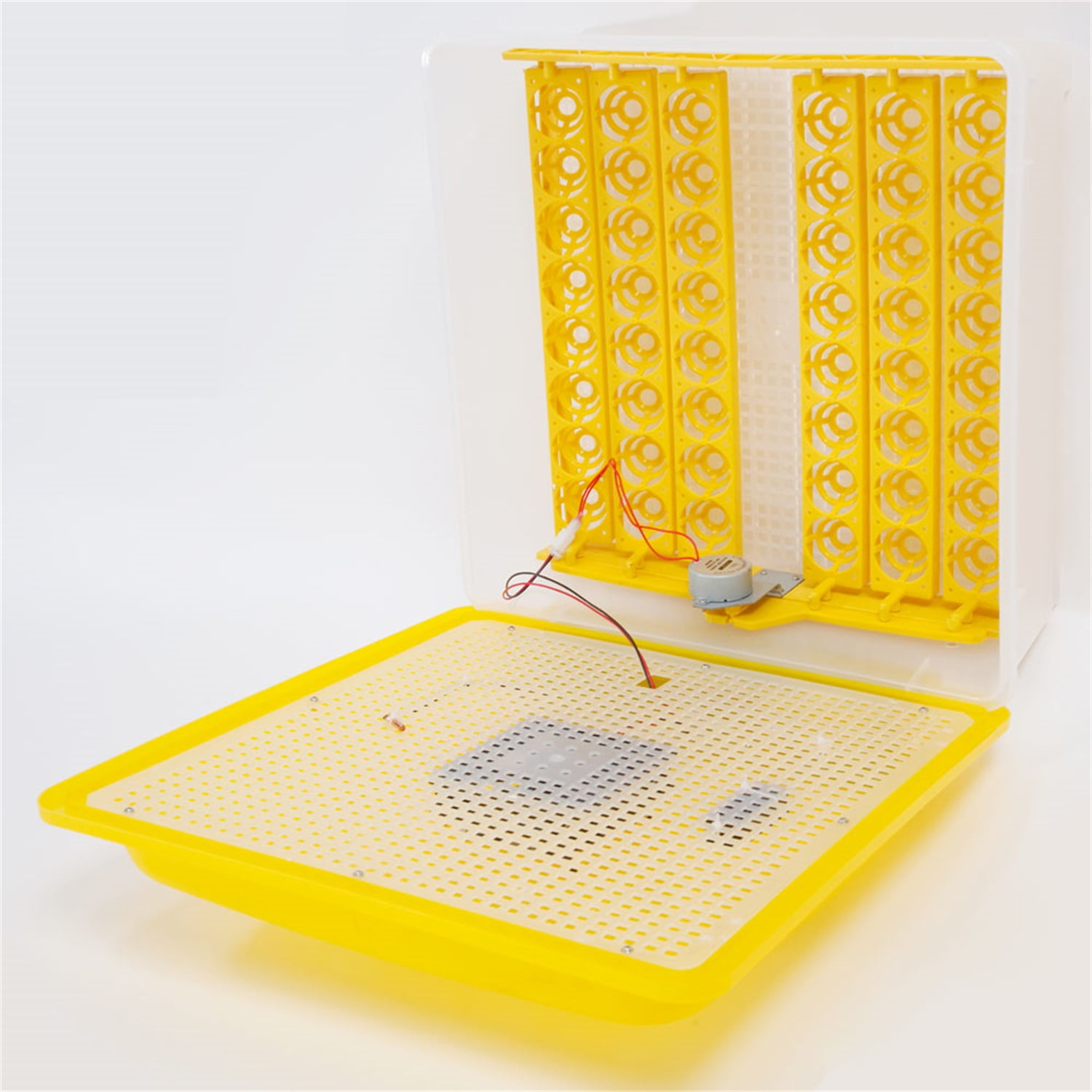 Pefilos Automatic Poultry Incubator for Chicken Eggs 48-Egg Practical Fully (US Standard), Yellow Pefilos Automatic Poultry Incubator for Chicken Eggs 48-Egg Practical Fully (US Standard), Yellow
