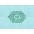 thumbnail image 1 of Ahgly Company Indoor Rectangle Patterned MediumTurquoise Green Area Rugs, 8' x 10', 1 of 6